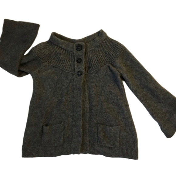 Joie Wool Cashmere Cardigan Dark Gray Size S - Picture 1 of 5